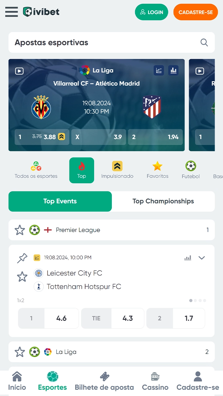 Bets esportes net